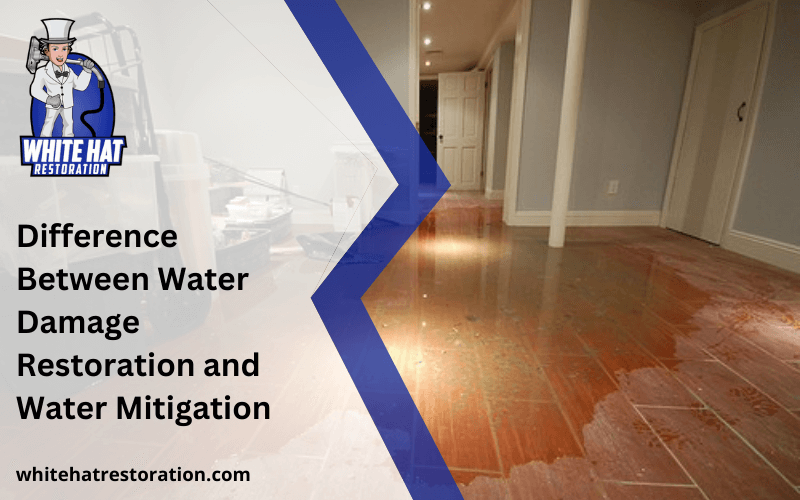 Difference Between Water Damage Restoration and Water Mitigation