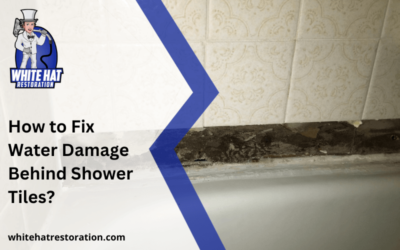 How to Fix Water Damage Behind Shower Tiles?